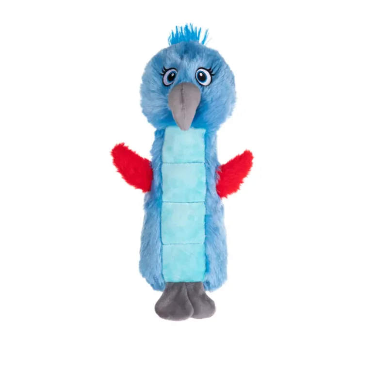 Growl Belly Burdz Papagei Plüschspielzeug mit Quietschmatte - Produktbild 2