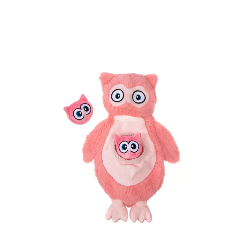 Growl Sidekicks Eule Plüschspielzeug mit versteckten Mini-Spielzeugen - Produktbild 2