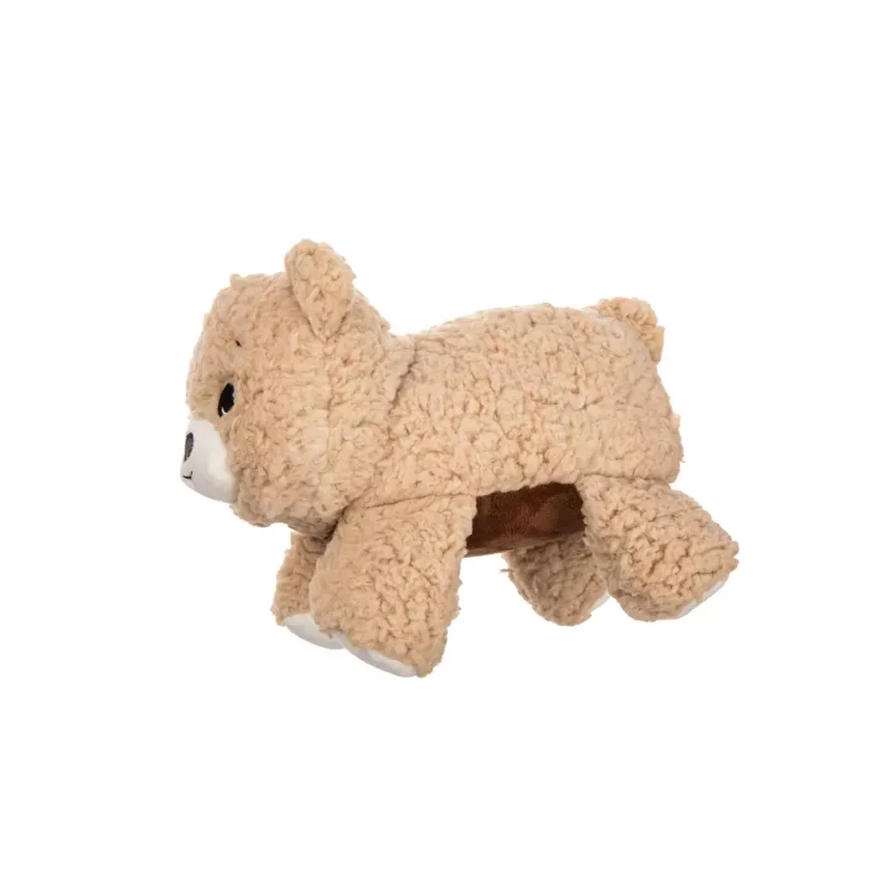 Growl Fuzzaroos Bär Sherpa-Plüschspielzeug mit großem Quietscher - Produktbild 4