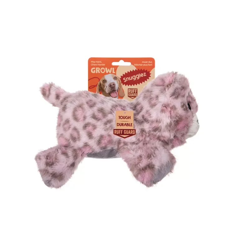 Growl Snugglez Schneeleopard Plüschspielzeug zum Kuscheln - Produktbild 1